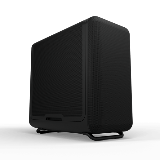 HYTE X50 Air Pitch Black Mid Tower Gaming Case - Black 
